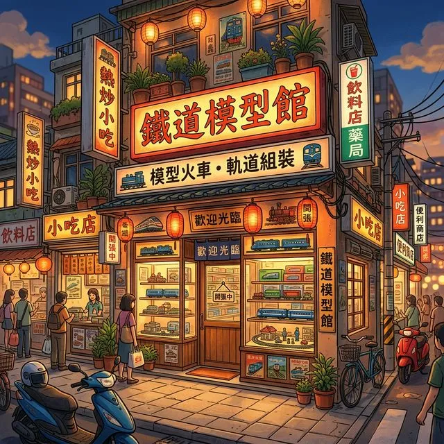 台灣鐵道模型店家