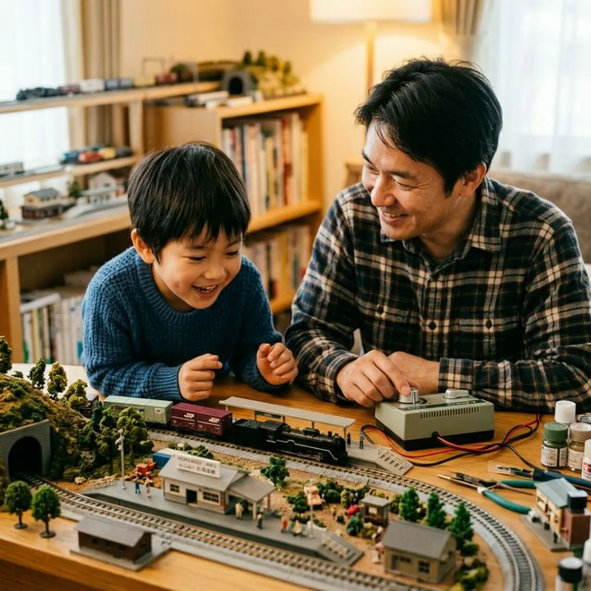 親子鐵道模型